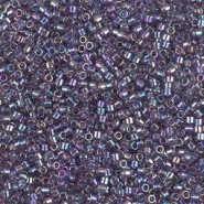 Miyuki delica beads 15/0 - Transparent light amethyst ab DBS-1245